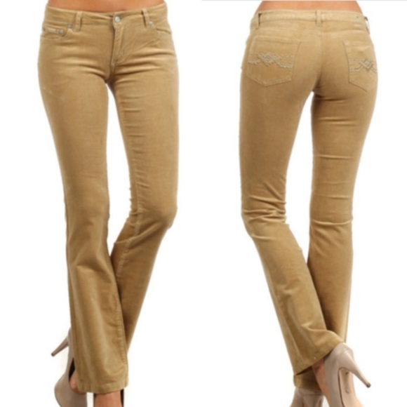 Corduroy Thin Neutral Color Pants. - Picture 2 of 6